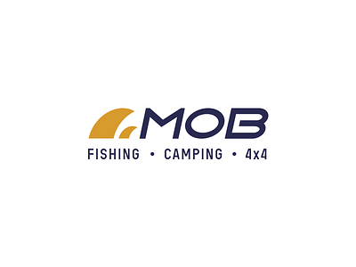 Fishing, Camping and 4x4 branding camping fishing logo ocean waves