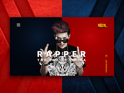 Rapper！ blue china kris popular rap rapper red rich