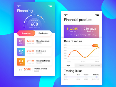 Financial App V1.0 app bank card colour financial visa