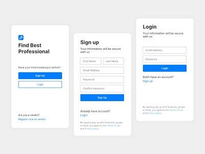 Sign up and Login design login login design login form login page login screen sign in signup signup page signup screen signupform splash ui