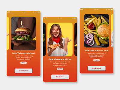 Food App Design burger burgers fast food fastfood food food and drink food app foodie splash splash page splashpage