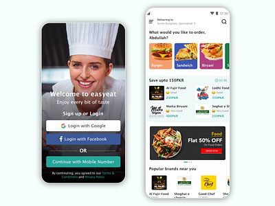 Food Delivery App app app design concept delivery app deliveryapp design food food app foodapp homepage restaurant ui ux