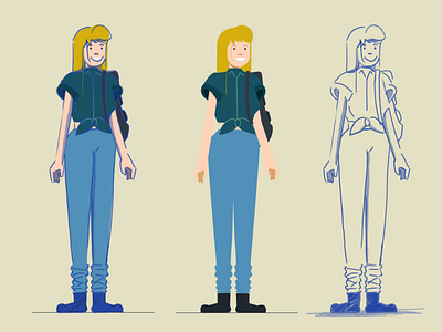 Character Design character character design characterdesign characters design female girl illustration vector