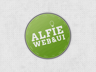 ALFIE WEB & UI Rebrand. branding logo redesign vector