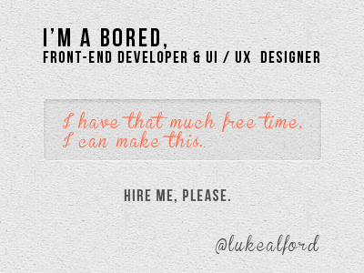 Hire me =) css3 freelance html5 ui ux