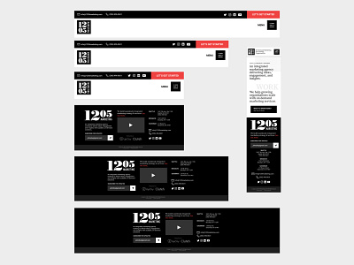 Responsive UI UX Web Design design footer design graphic design hamburger header design icon menu menubar mobile app mobile ui mobile web design responsive ui ux ui design ux ux design web design webdesign website