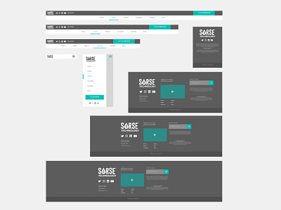 Responsive UI Menubar Footer Design for CBD Company branding footer footer design graphic design hamburger menu design menu design menubar mobile ui responsive responsive design ui web design web design agency web designer web designers