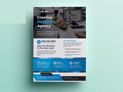 Corporate Flyer a4 advertisement advertising agency business business flyer clean company corporate corporate flyer creative design