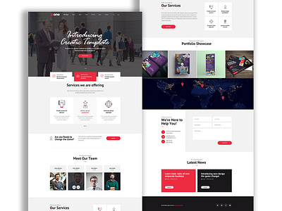 Design Agency PSD Template