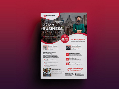 Creative & Modern Business Conference Flyer Template