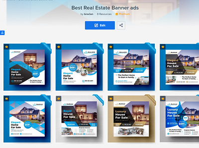 Best Real Estate Banner ads ad ads advertising apartment banner banners bedroom business corporate cover facebook home instagram media multipurpose pamphlet post promotion promotional property