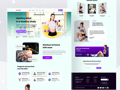 GioHero - Fitness Landing Page