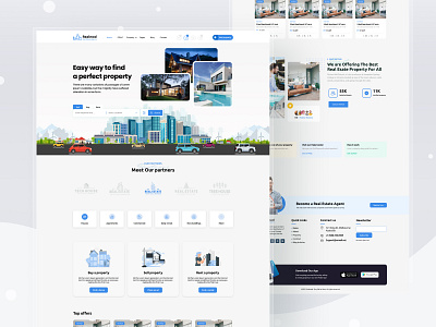 Real Estate Landing Page Design Concept