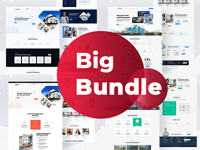 Real Estate Landing Page Bundle