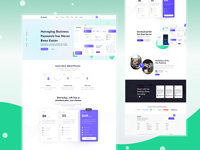 Figma SaaS & Software Landing Pages