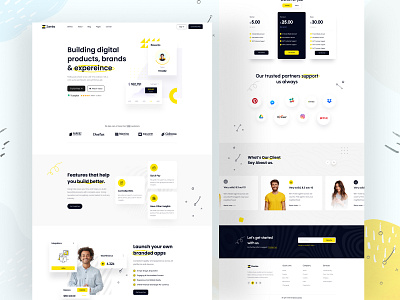 Zamba – Multipurpose SaaS Website Figma Template (V1) agency business digital marketing it service it solution saas saas website servicelanding software startup technology template