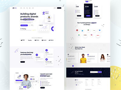 Zamba – Multipurpose SaaS Website Figma Template (V2) agency business digital marketing it service it solution saas saas website servicelanding software startup technology template