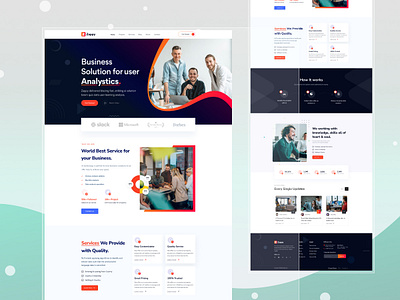 Creative Business Agency Website Template business consulting corporate creative agency digital agency digital marketing landing page marketing one page portfolio seo agency startup