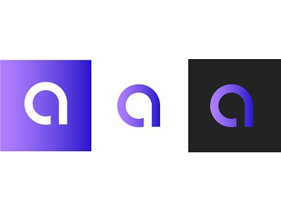 Logo Design - atra blockchain services blockchain gradient logo logo design logo with a simple logo trending logos
