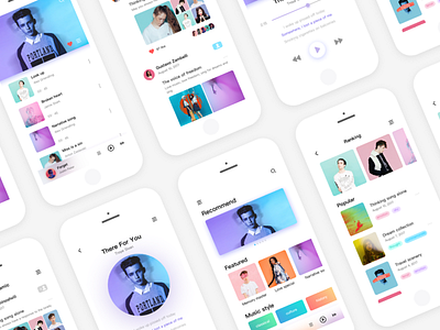 Music application by Jack W. for New Beee on Dribbble