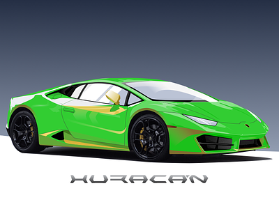 Lamborghini Huracan art beginning character characters digital icon icons illustration illustrator setadobe vector