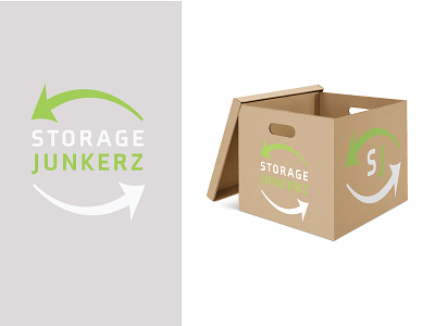 Storage Junkerz badge branding flat icon identity illustration logo vector