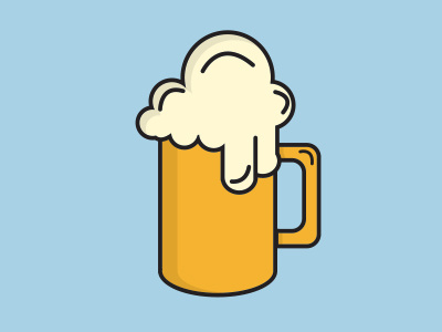 Beeer beeer beer flat icon