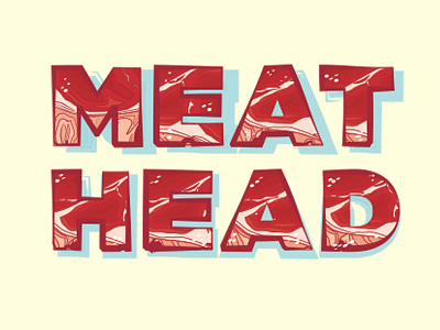 Meathead bro gym illustration meathead type typography vector