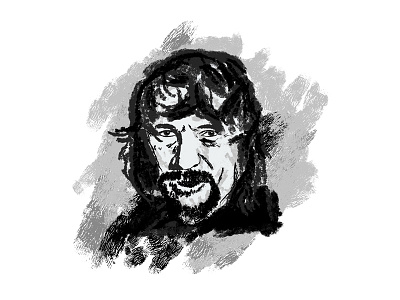 Waylon Jennings country illustration outlaw painting photoshop waylonjennings