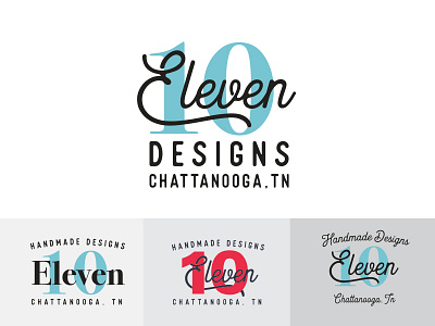 Eleven 10 Designs branding handlettering identity logo
