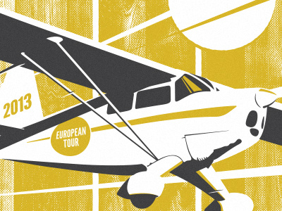 Taking Flight design flyer gig illustration illustrator music poster print screen silkscreen tour