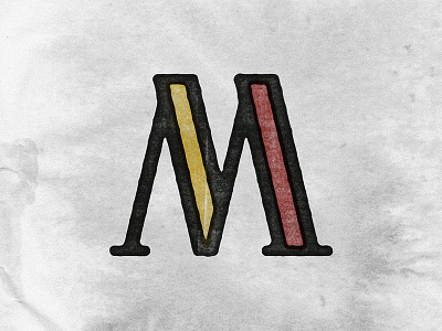 M illustration illustrator letter lettering logo type typography
