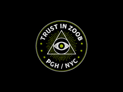 Trust in Zoob badge icon illustration illustrator