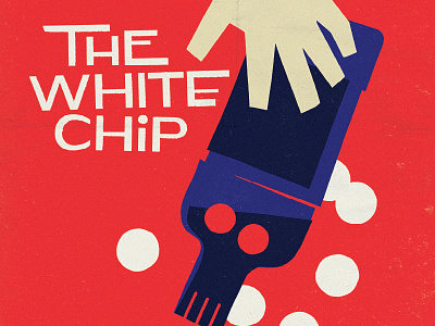 White Chip alcohol bottle illustration illustrator liquor poster theater