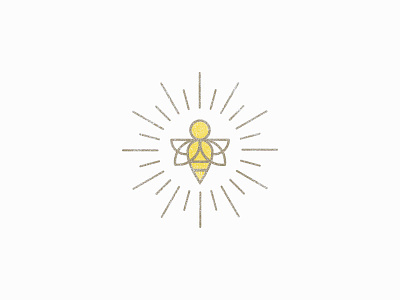 Honey Bee bee bumblebee honey bee icon illustration logo