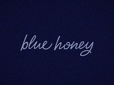 Rejected Honey honey illustrator lettering logo script wordmark