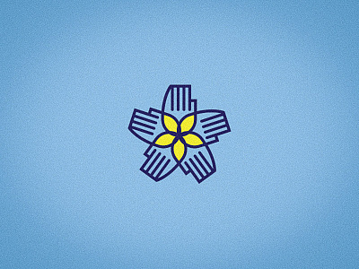 Round of Applause flower hand icon illustrator logo rejected