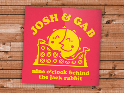 9 O'clock Behind the Jack Rabbit album design illustration illustrator music sunshine