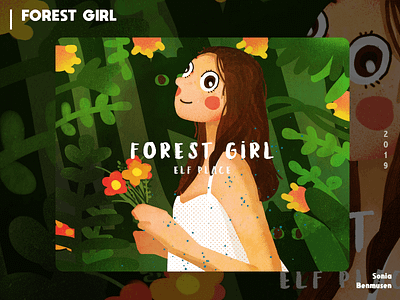 forest girl 01 人 插图