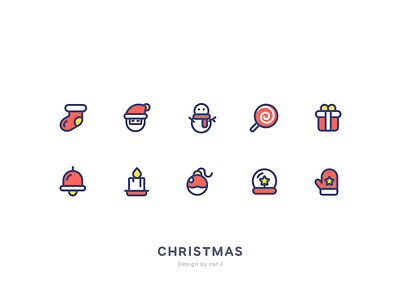 Christmas theme Icon christmas colour design dribbble icon logo ui ux