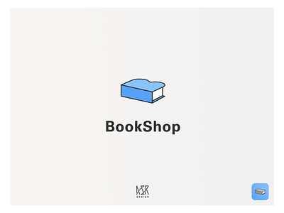 BookShop Logo Concept -ASR DESIGN asr design blue book bookshelf bookstore brand branding flat illustration icon idea identity illustration logo concept logo concepts minimal read shop shopping store ui