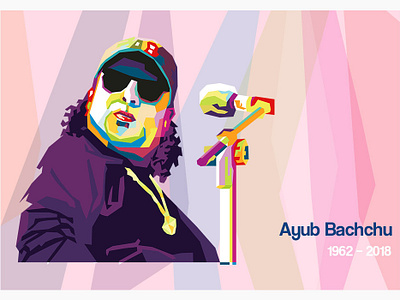 WPAP Portrait of Ayub Bachchu avatar color digitalart illustration portrait vector wpap