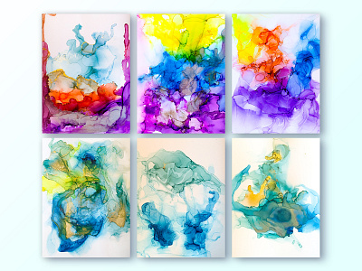 alcohol ink Traditional art