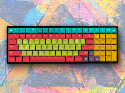 KEYBOARD CUSTOMIZER graffiti branding bright colorful custom graffity grudge keyboard keycaps mechanical keyboard rainbow