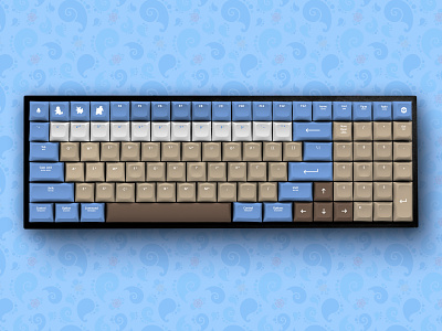 KEYBOARD CUSTOMIZER Pokemon squirtle blue brand customized gen 1 keyboard mechanical pokemon squirtal squirtle