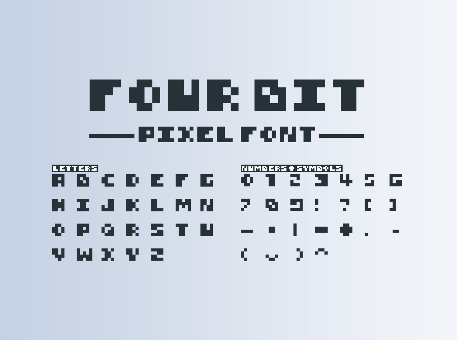 adobe illustrator 8 bit font