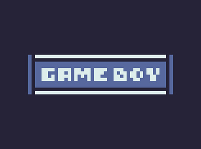 Pixel font example brand font gameboy gaming idea lockup logo pixel video game