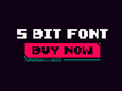 5 bit font design