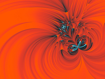 Red Venom fractal wallpaper