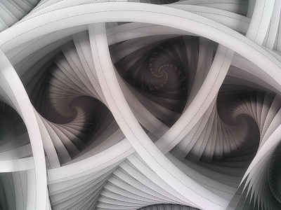 Black and white Fractal fractal wallpaper